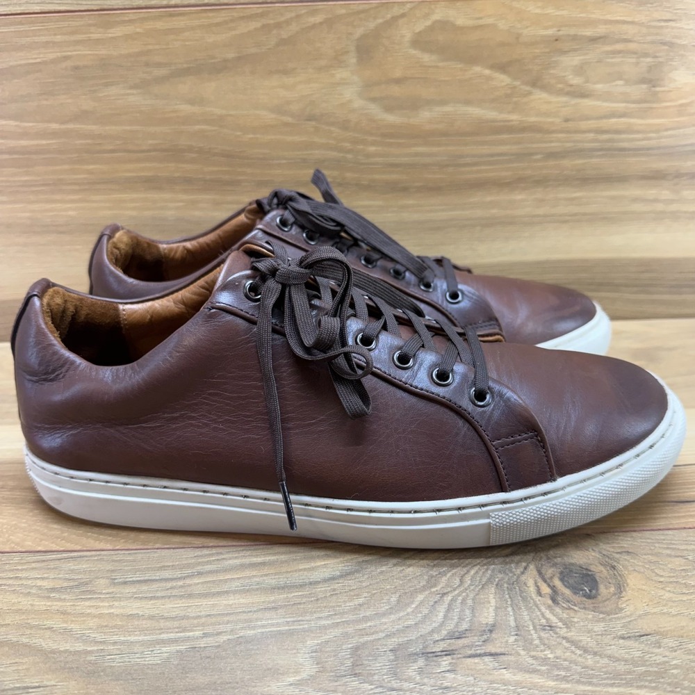 Thursday Boot Company Mens Premier Low Top 10.5 Brown Leather Sneakers Casual